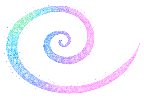 Logo espiral - RIVASTEA - Símbolo de proceso y acompañamiento en diversidad infantil.